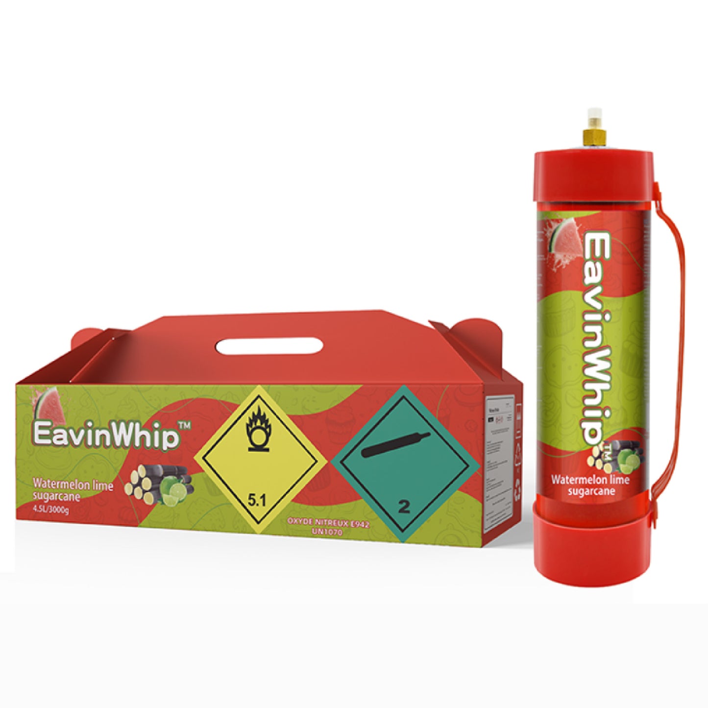 4.5 Liter / 3000 Grams MAX PRO Whipped Cream Charger