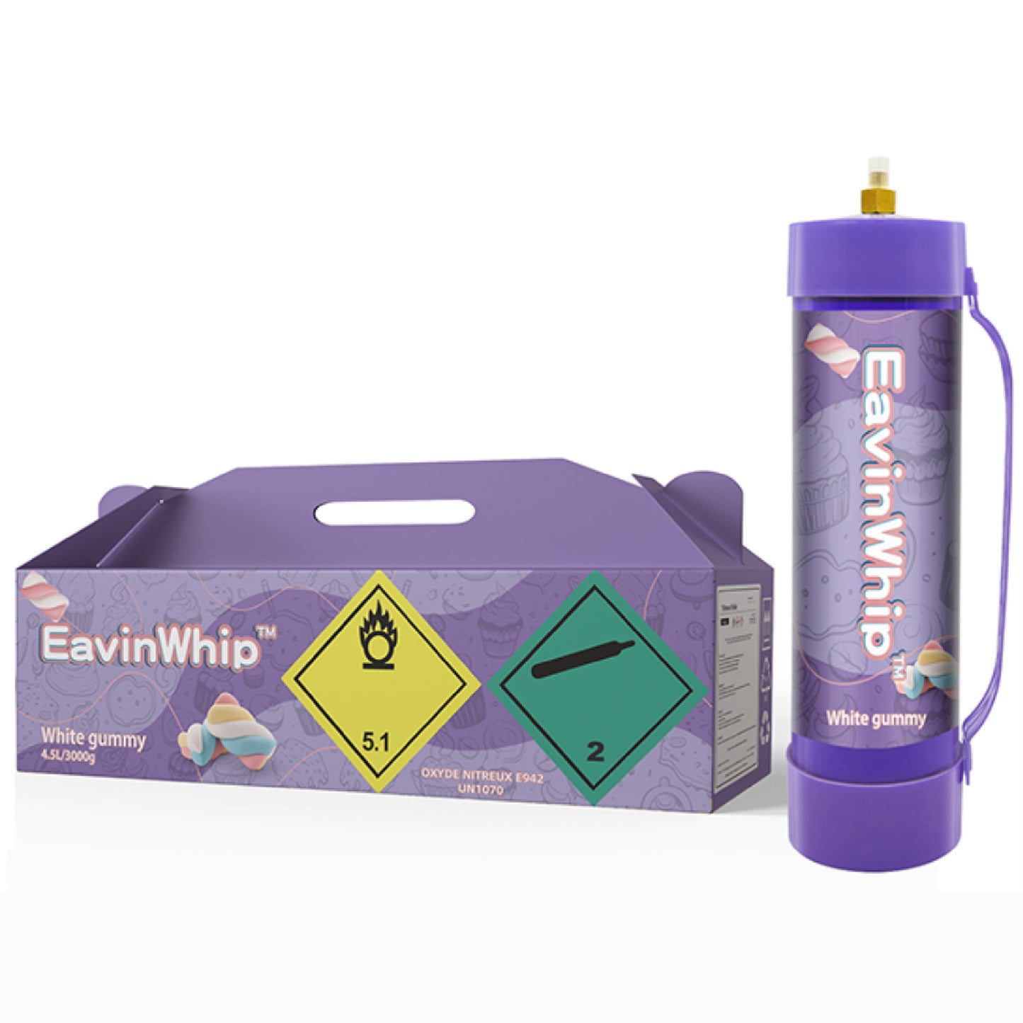 4.5 Liter / 3000 Grams MAX PRO Whipped Cream Charger