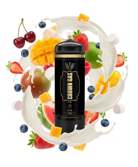 Crown Gas Flavor Cream Can 350g