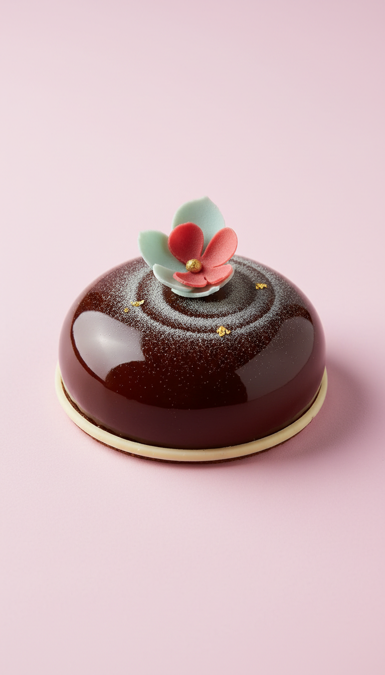Chocolate Earl Grey Entremet Sphere