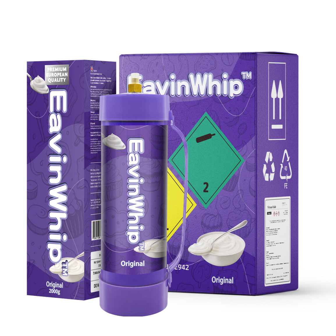 3.3 Liter / 2000 Grams MAX PRO Whipped Cream Charger
