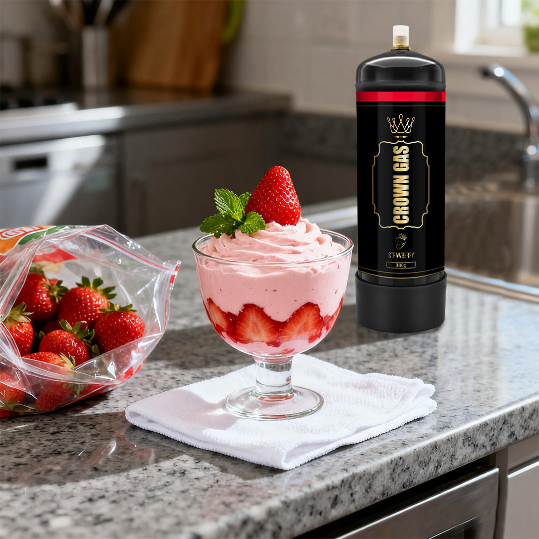 Crown Gas Flavor Cream Can 350g