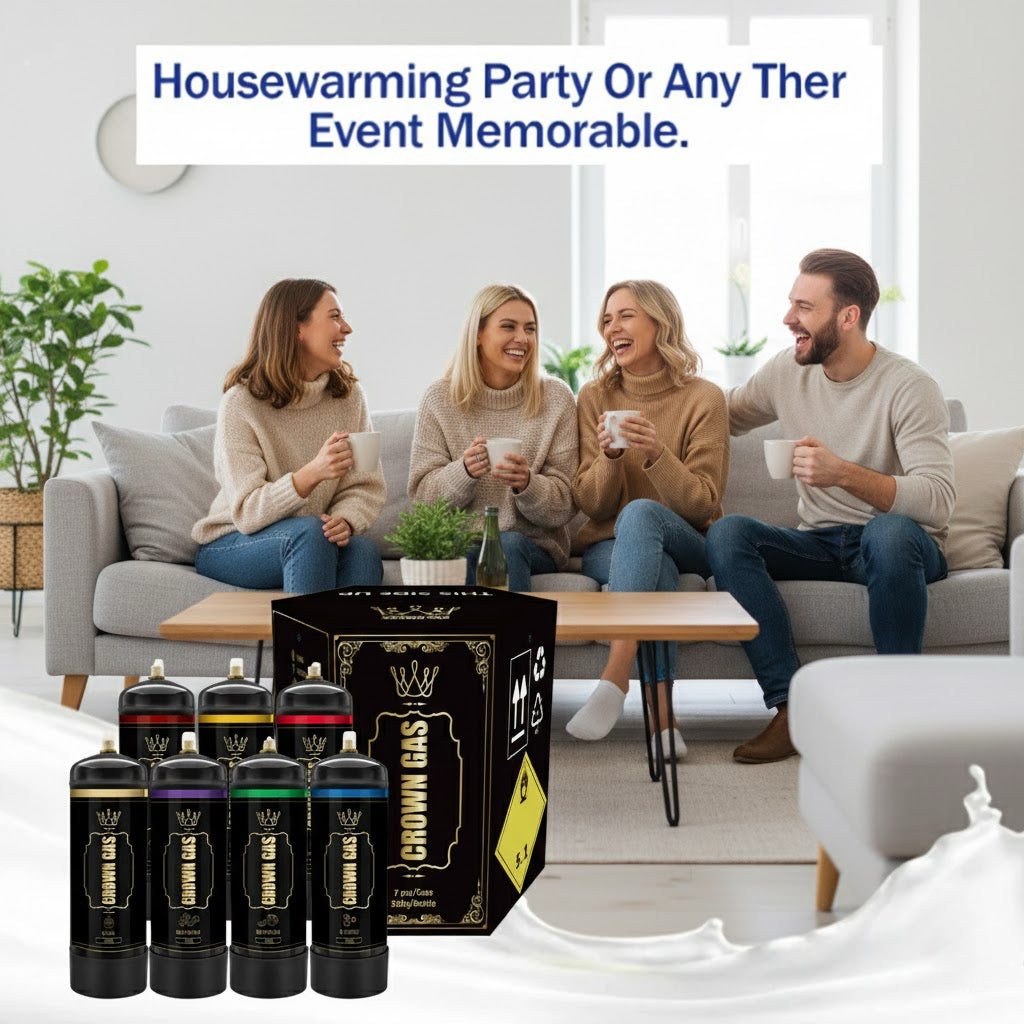 Crown Gas Flavor Cream Can 350g