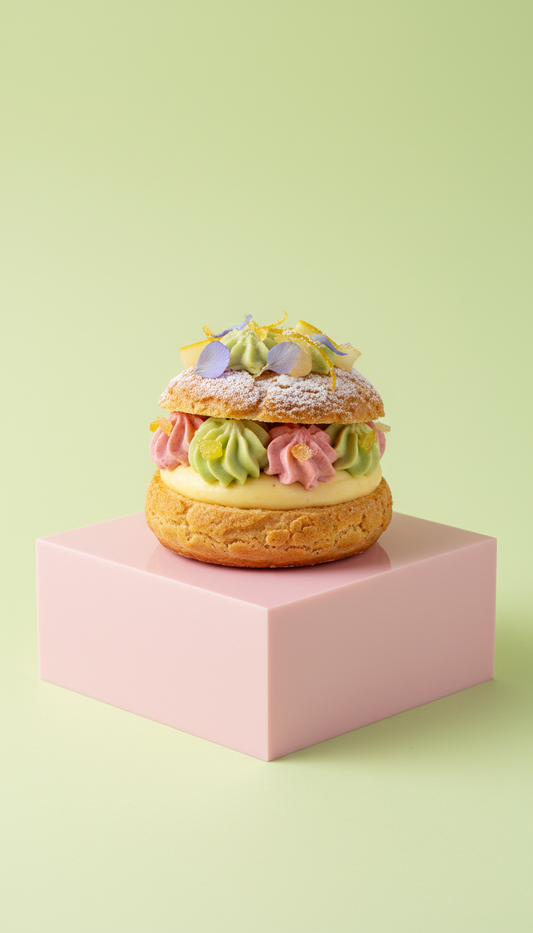 Lemon Yuzu Choux Pastry Delight
