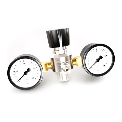 Dual Gauge N₂O Pressure Regulator with Hose – Adjustable Food-Grade Gas Regulator for Whipped Cream Dispensers